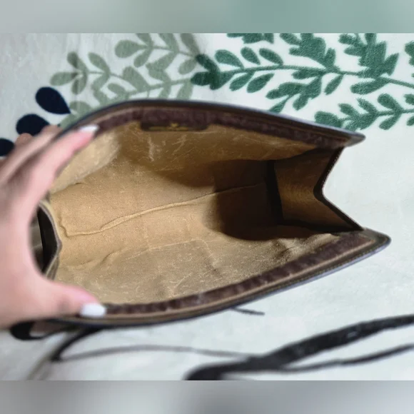 💯 Authentic Vintage Gucci Supreme Web Sherry Line Clutch - Picture 5 of 12